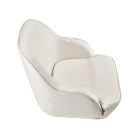 VEVOR Boat Seat, Low Backrest, Boat Seat Captain Bucket Seat with Thickened Sponge Cushion & Waterproof PVC Leather, Ergonomic Design