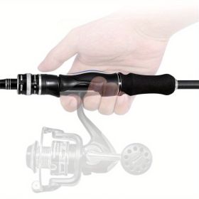multi-purpose casting and spinning rod, carbon fiber design, with guide ring, ergonomic handle, suitable for seawater, light and sensitive (size: 180 cm/6 ft)